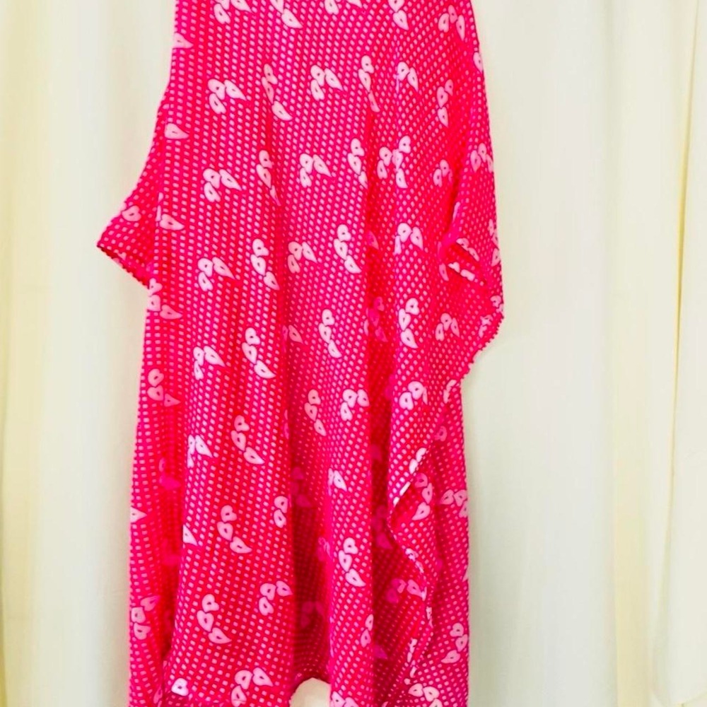 Raj Pink Kimono Duster NWT OS Featherlight Boho Resortcore Dopamine Coverup